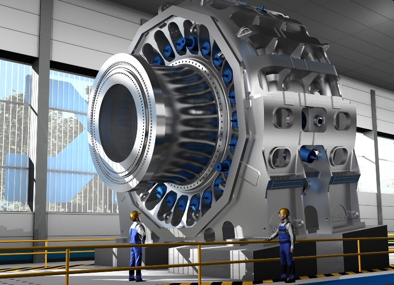 SKF Builds To Last: 3 000 Tonnes Of Concrete Anchor Large Size Bearing ...